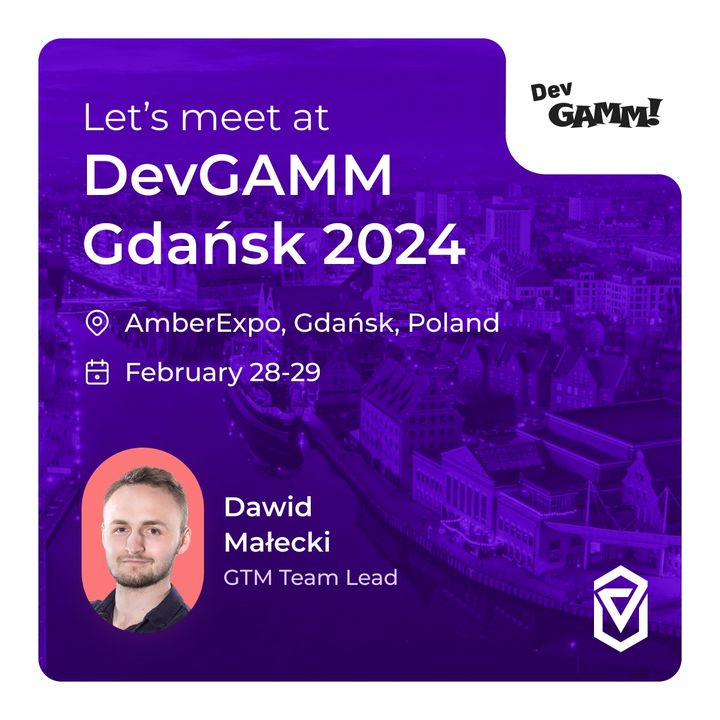 Voluumcom's tweet photo. Join us at @DevGAMM GDAŃSK 2024, a premier gaming development event taking place at AmberExpo on 28th-29th February! 🎮✨ Meet Dawid Małecki, the GTM Team Lead, and dive into the latest trends in game development. 🚀

#DEVGAMMGDANSK2024 #GameDevEvent https://t.co/SIuWlS9I9H