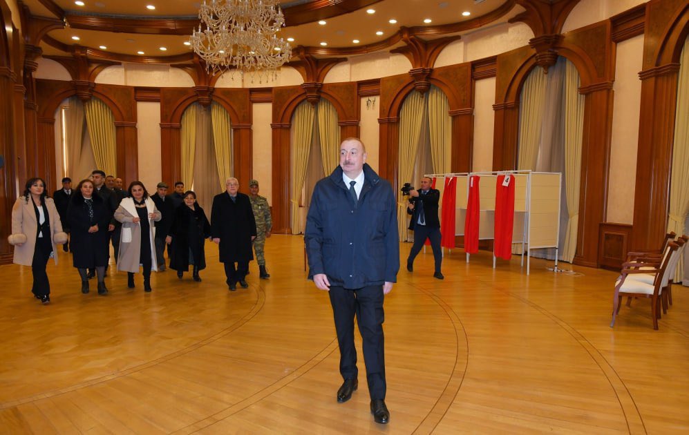 🇦🇿 Azerbaijani #President Ilham Aliyev and public representatives of #Khojaly district are visiting #Khankendi town. #CaliberAz #news #politics #Azerbaijan #caliber #Karabakh #KarabakhisAzerbaijan