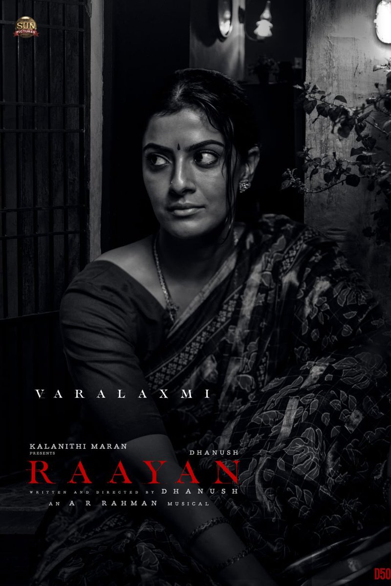 Varalaxmi in #Raayan

A Dhanush Film!