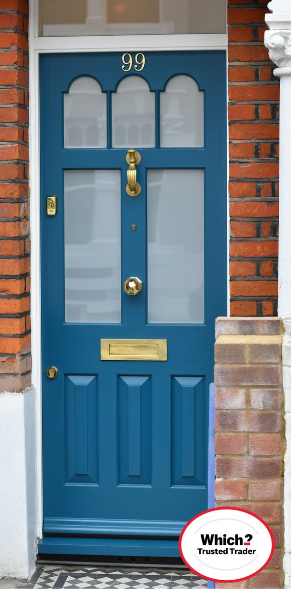 Beautiful timber front door made in <a href="/Accoya/">Accoya Wood</a>.

Manufactured and installed by The Sash Window Workshop for a customer in West London.

Are you looking to replace your windows or doors? Contact us today on 01344 868 668.
sashwindow.com/wooden-front-d…

#TimberDoors #Doors #FrontDoors