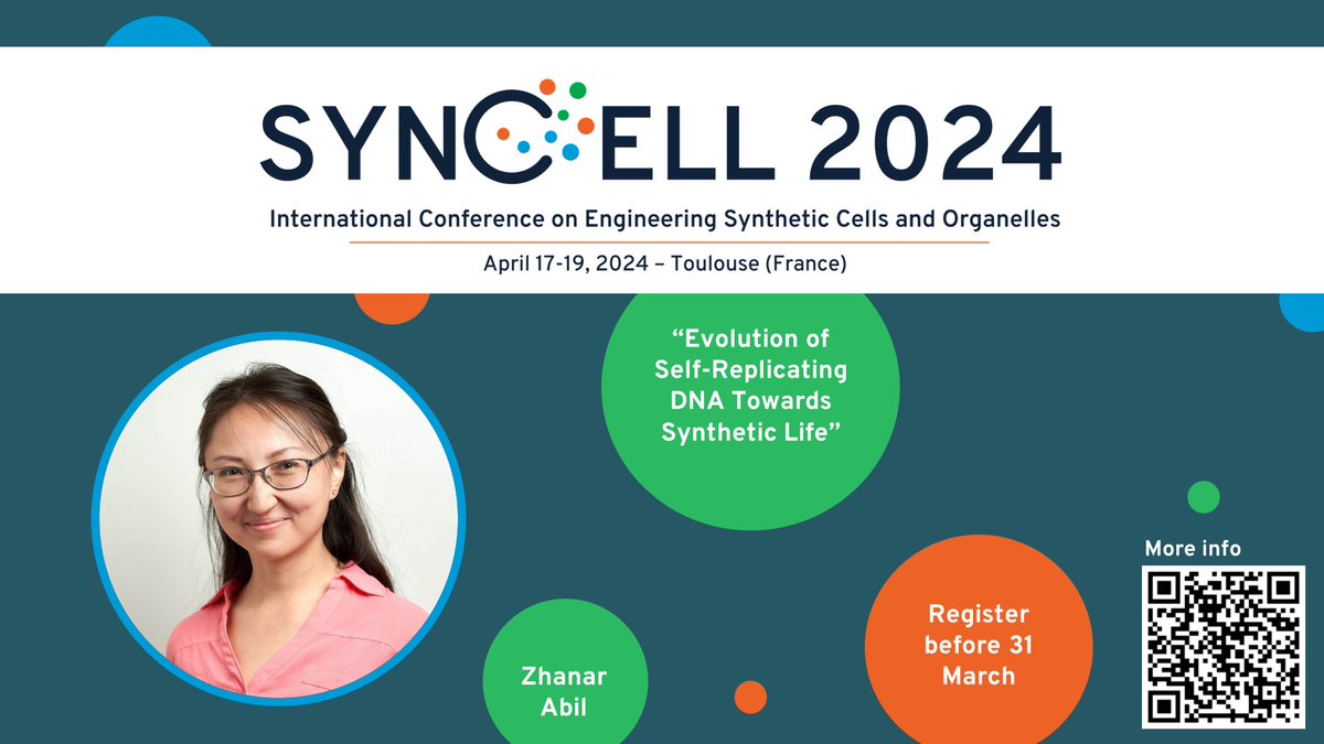 Deepening our understanding of life

Keynote speaker <a href="/ZhanarAbil/">Zhanar Abil</a> will talk about her research programme to generate an integrated synthetic living system capable of self-regeneration, self-replication &amp; evolution, 3 hallmarks of life

📣Join #SynCell2024!➡️syncell2024.sciencesconf.org