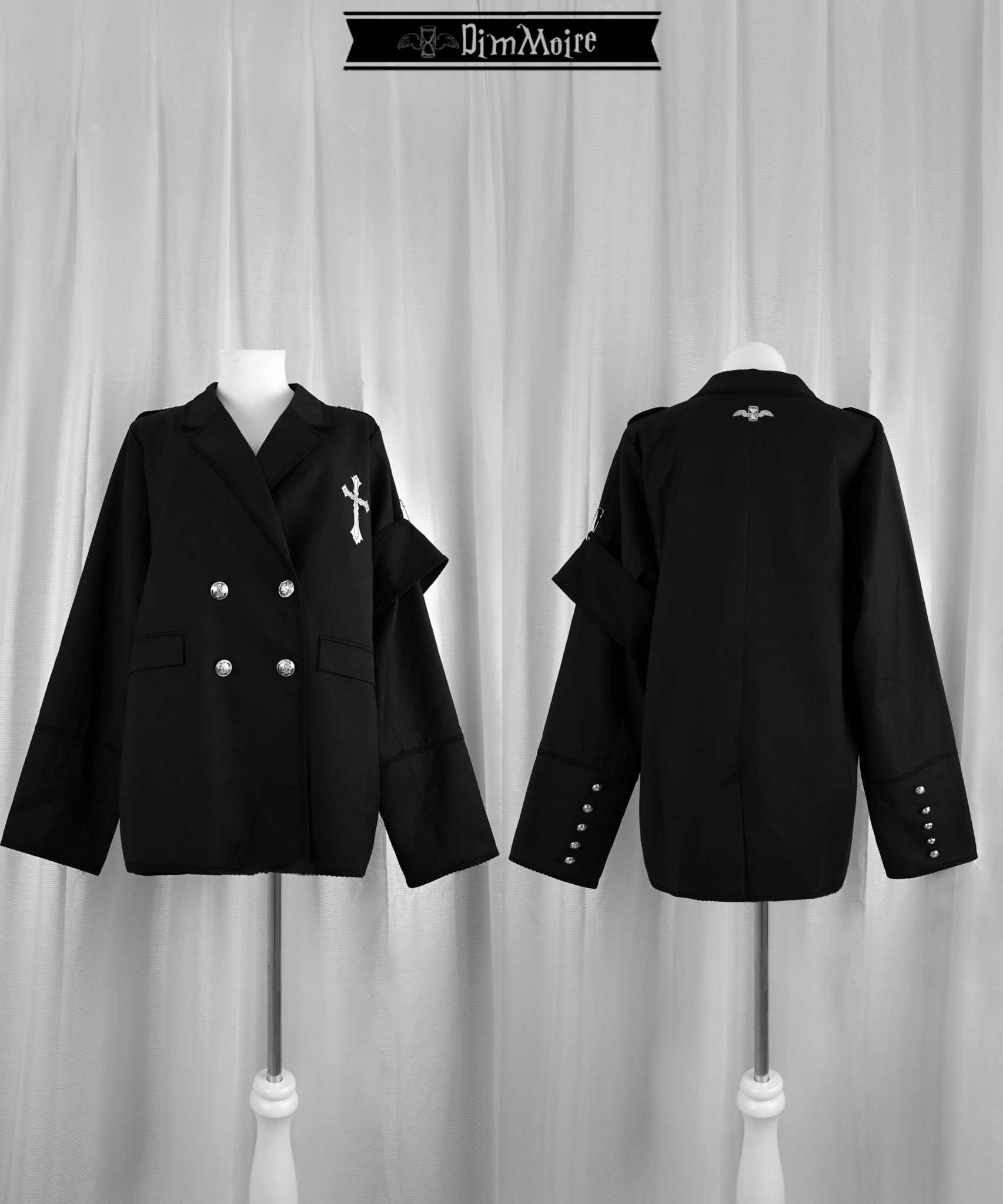 dimmoire Gothicワッペンジャケット レディース