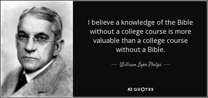 Both are valuable but if you must choose only one, consider the advise of this good Yale professor