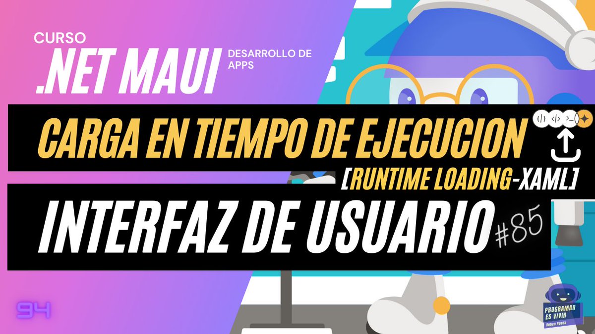 Sabias que puedes cargar código a tu Interfaz de Usuario en tiempo de ejecución en #NETMAUI?
youtu.be/xGFgvd7PvvE?si…