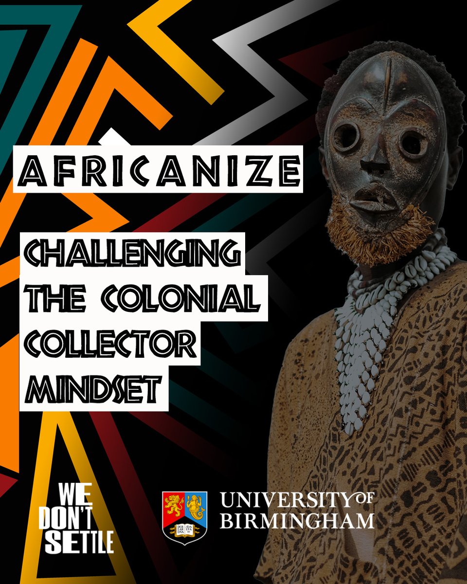 Exciting News! Introducing the 'AFRICANIZE' project in collaboration with @unibirmingham's RCC! Led by Artist in Residence, Sipho Ndlovu, this project challenges the colonial-collector mindset by creatively responding to collected objects and art. Stay tuned to find out more!