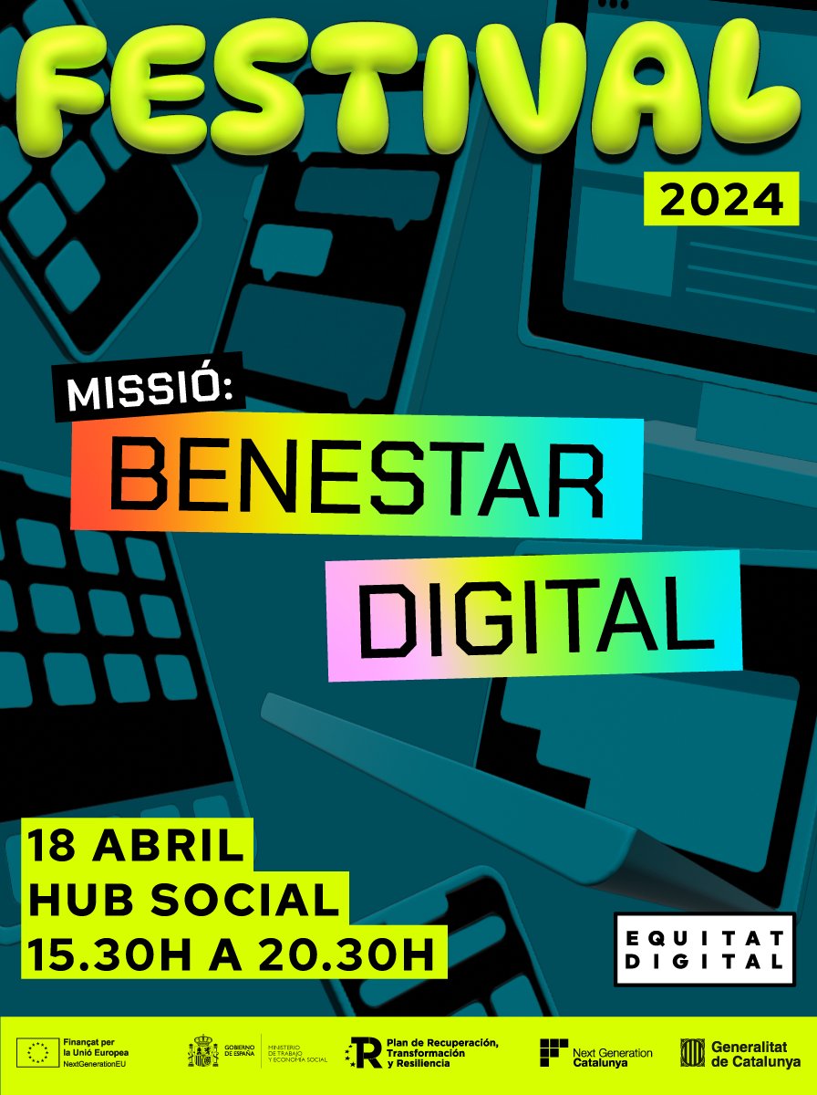 Héctor Gardó (@hgardo) on Twitter photo 🗓️El 18 d'abril serà èpic!
🥳Torna el #FestivalED : missió #BenestarDigital.
📢Venen:
<a href="/SakSGhai/">Sakshi Ghai</a> <a href="/cliffmanning/">Cliff Manning</a> <a href="/El_Llindar/">El Llindar</a> <a href="/Liliana_ArroyoM/">@Liliana_ArroyoM@mastodon.social</a> <a href="/ictlogist/">Ismael Peña-López</a> <a href="/JoanCuevas/">Joan Cuevas 🎗</a> <a href="/xcasanovasc/">Xavier Casanovas Combalia</a> <a href="/SJDbarcelona_es/">Hospital Sant Joan de Déu Barcelona ES</a> <a href="/joubpa/">José Ramon Ubieto</a> <a href="/nsabate4/">Núria Sabaté</a> <a href="/MarcMMasip/">Marc Masip</a> <a href="/mariela_reiman/">Mariela Reiman</a>
i moltes +...
✍️ fundaciobofill.cat/actes/festival… 🗓️El 18 d'abril serà èpic!
🥳Torna el #FestivalED : missió #BenestarDigital.
📢Venen:
<a href="/SakSGhai/">Sakshi Ghai</a> <a href="/cliffmanning/">Cliff Manning</a> <a href="/El_Llindar/">El Llindar</a> <a href="/Liliana_ArroyoM/">@Liliana_ArroyoM@mastodon.social</a> <a href="/ictlogist/">Ismael Peña-López</a> <a href="/JoanCuevas/">Joan Cuevas 🎗</a> <a href="/xcasanovasc/">Xavier Casanovas Combalia</a> <a href="/SJDbarcelona_es/">Hospital Sant Joan de Déu Barcelona ES</a> <a href="/joubpa/">José Ramon Ubieto</a> <a href="/nsabate4/">Núria Sabaté</a> <a href="/MarcMMasip/">Marc Masip</a> <a href="/mariela_reiman/">Mariela Reiman</a>
i moltes +...
✍️ fundaciobofill.cat/actes/festival…