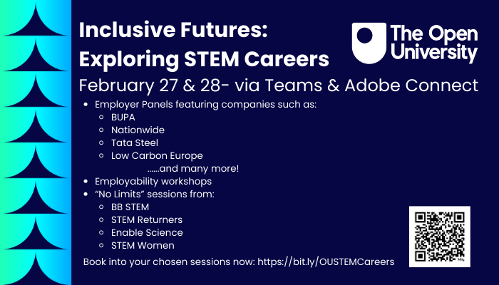 Tomorrow, our largest STEM careers event kicks off! There is something for every STEM student, no matter where you are in your studies or career! Look through the two-day programme and ensure you've signed up for the most exciting sessions! bit.ly/OUSTEMCareers