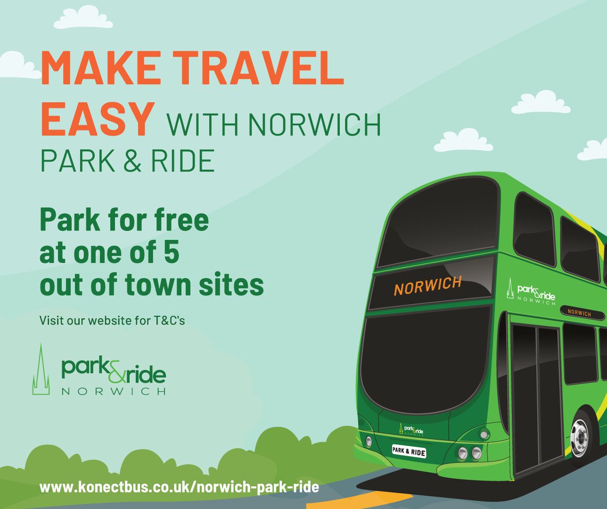 Norwich Park & Ride - the easy way into the city tweet media