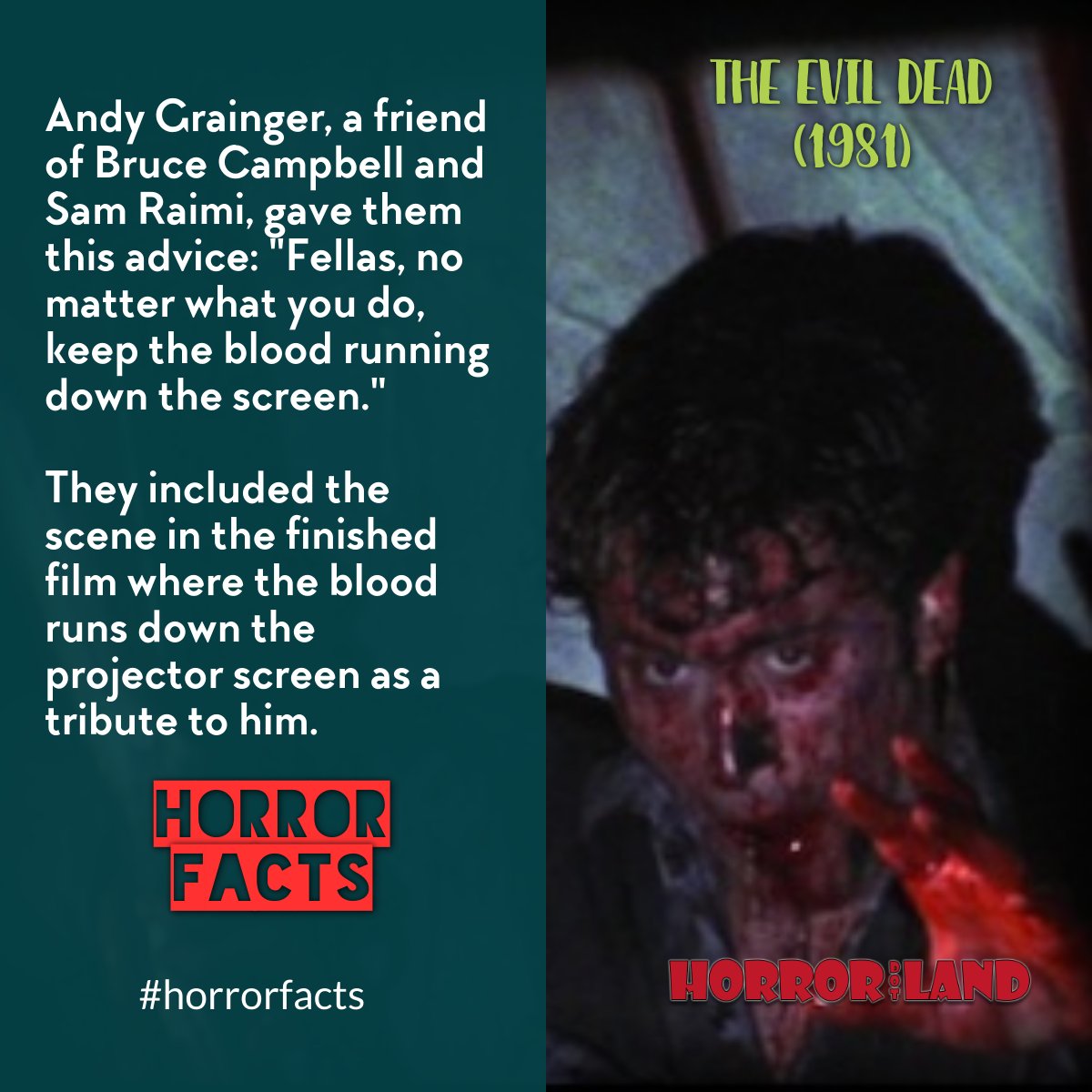 The Evil Dead (1981) - Horror Facts #horrorfacts