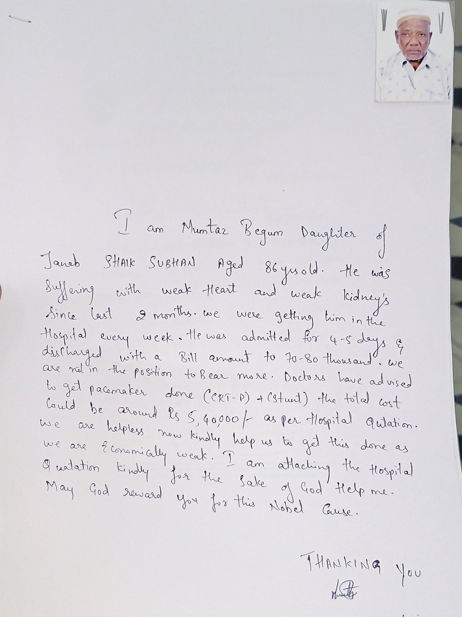 RajeshShamakura's tweet photo. @KTRBRS  RamAnna you are the last ray of hope to help this old man, who has to undergo heart surgery and been admitted in Durgabai deshmukh hospital who is looking for help as they cannot afford more. Please help
@KTRoffice @BTR_KTR @Manikya06 https://t.co/5lZU1RDZ3P
