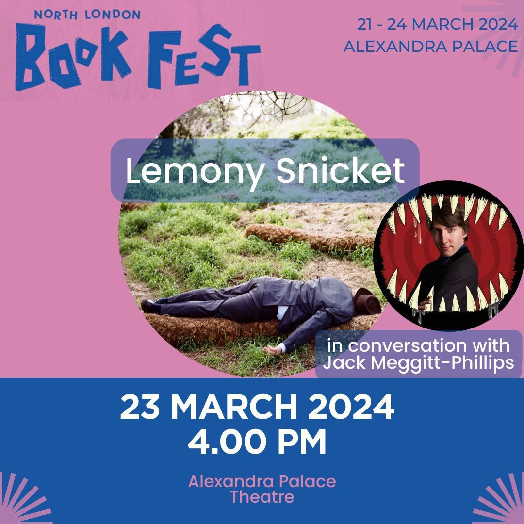 I’m pretty sure I’ve had poison for breakfast, died horribly, and woken up in heaven. I am Very Flipping Delighted to be hosting an event in @Yourallypally with @lemonysnicket this March. Delicious, most probably non-lethal tix here; bit.ly/49nJ126