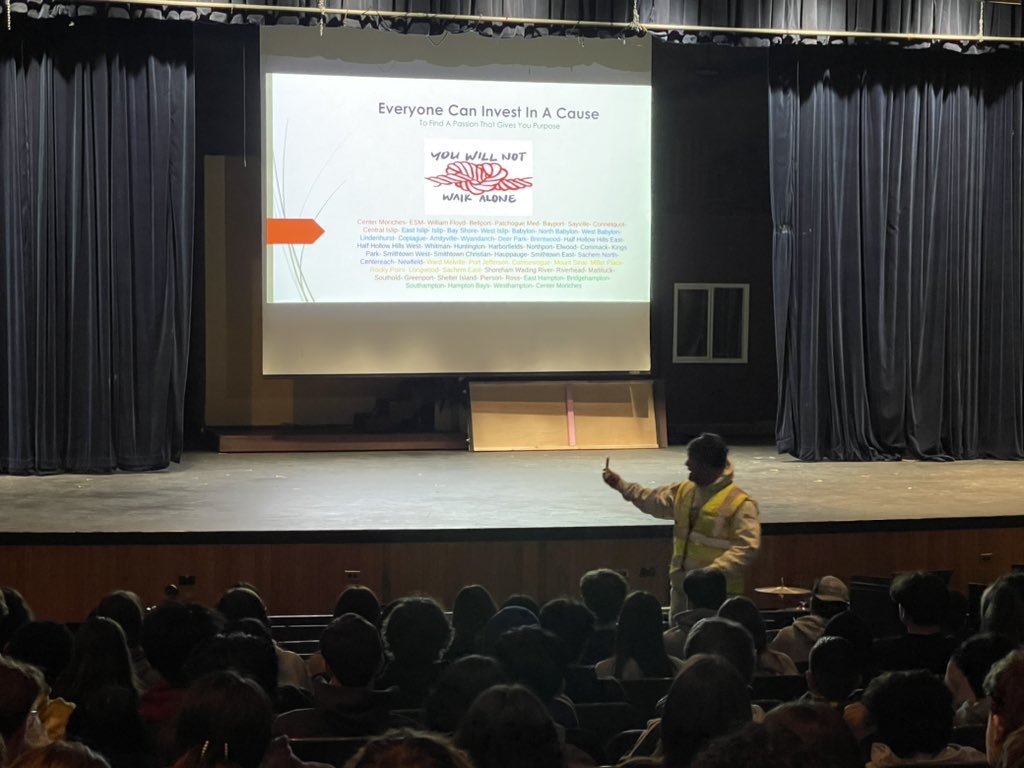 Chris Elsesser (@mrelsesser) on Twitter photo Kicking off the first hour, of the first day back from Mid Winter break, with an inspiring assembly from <a href="/jonahs_mission/">Jonahs Mission 4 Kids</a> entitled “You Will Not Walk Alone!” Our #HSWBulls freshmen learned about perseverance, support of others and mental health/wellbeing. #believe Kicking off the first hour, of the first day back from Mid Winter break, with an inspiring assembly from <a href="/jonahs_mission/">Jonahs Mission 4 Kids</a> entitled “You Will Not Walk Alone!” Our #HSWBulls freshmen learned about perseverance, support of others and mental health/wellbeing. #believe