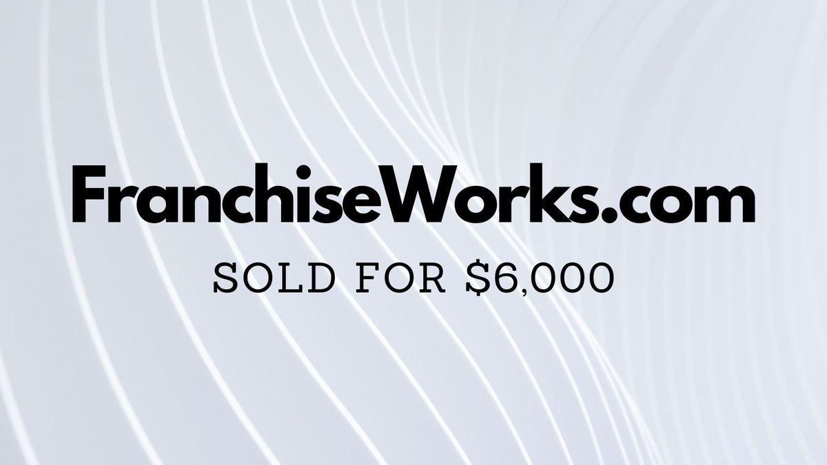 Yesterday saw $281k in domain name sales including:

$40,500 JoyOfMuseums․com
$6,000 FranchiseWorks․com
$5,088 Software․ch
$2,201 1Mobile․com
$1,941 Infinity․tv

Full list 👉 buff.ly/48wGZM3

#Domains