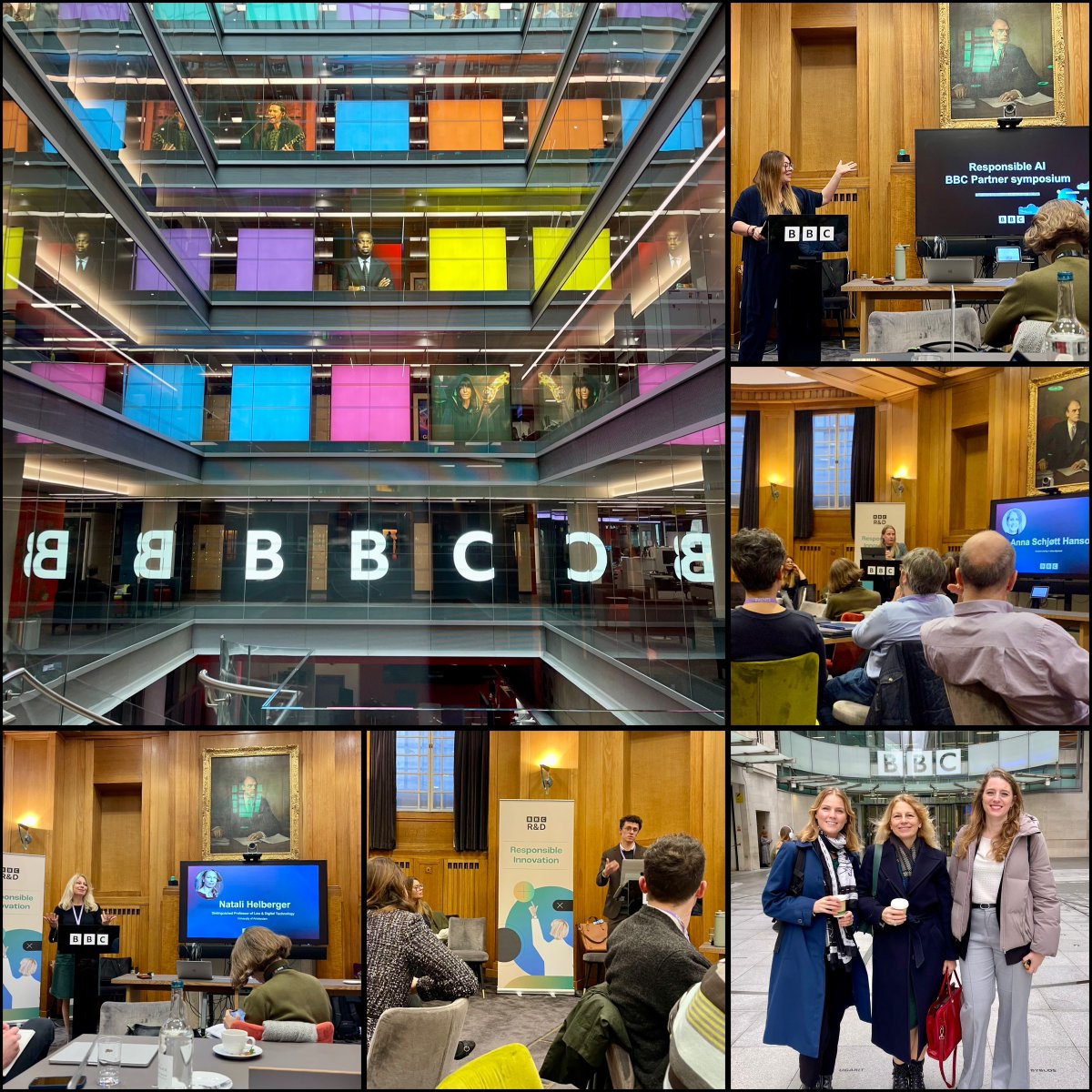 Last week a delegation of our lab contributed to a @BBC R&D partner symposium on #ResponsibleAI, aimed at identifying and addressing industry #challenges and establishing collaborative research agendas for the overseeable future. Thanks for having us @ReeJo1 & @bronwynjo!