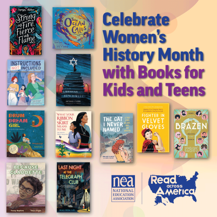 #ReadAcrossAmerica Week is March 2-6 and March is #WomensHistoryMonth. 📚 What books will you recommend to your students?