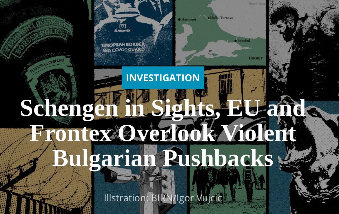 With all eyes on pushbacks in Greece, @Frontex' role in Bulgaria has escaped scrutiny. For @BalkanInsight, co-published by @we_are_solomon, @lemondefr & @dw_bulgarian, @MCheresheva and I reveal how evidence of grave abuses on Bulgaria’s borders has been swept under the carpet. 🧵