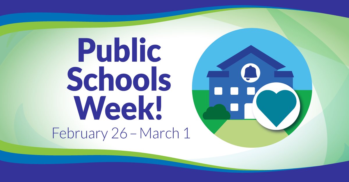 Happy #PublicSchoolsWeek!

This is a time to celebrate the educators, admins, parents, and students who make our public schools successful.

There are so many wonderful things happening in our public schools and we couldn't be more thankful for everyone who makes that possible!