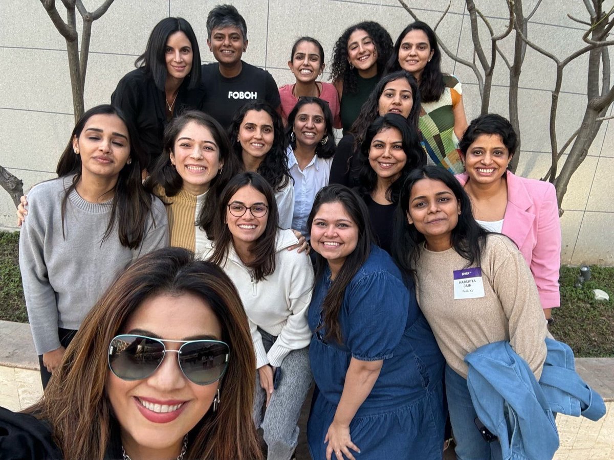 Gayatri Vasudeva Yadav (@gayatripvyadav) on Twitter photo #SparkTheFlameā¦so energising to spend time with 16 amazing founders of Spark 03! Seriously impressed by the passion and ambition to drive change and build enduring companies. peakxv.com/article/welcom⦠<a href="/_sushmitarawat/">Sushmita Rawat</a> <a href="/Pallavichakravo/">Pallavi chakravorty</a> <a href="/HarshaMulchand9/">Harsha Mulchandani</a> <a href="/hiSisiSong/">Sisi Song å®ęę</a> <a href="/i_sakshichopra/">Sakshi Chopra</a> #SparkTheFlameā¦so energising to spend time with 16 amazing founders of Spark 03! Seriously impressed by the passion and ambition to drive change and build enduring companies. peakxv.com/article/welcom⦠<a href="/_sushmitarawat/">Sushmita Rawat</a> <a href="/Pallavichakravo/">Pallavi chakravorty</a> <a href="/HarshaMulchand9/">Harsha Mulchandani</a> <a href="/hiSisiSong/">Sisi Song å®ęę</a> <a href="/i_sakshichopra/">Sakshi Chopra</a>