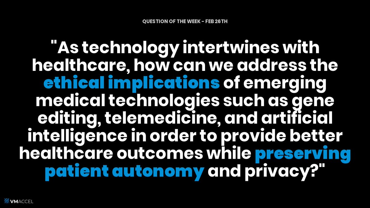 Merging tech with healthcare raises ethical questions. Exploring gene editing, telemedicine, and AI to enhance healthcare outcomes while respecting patient autonomy and privacy is a challenge. Thoughts?

#HealthTech #Ethics #PatientPrivacy