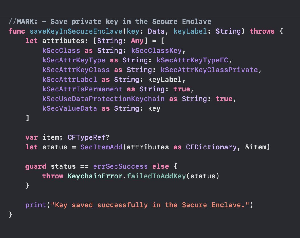 Exploring: Secure Enclave 🔒 And other methods used for securing sensitive data 🪪