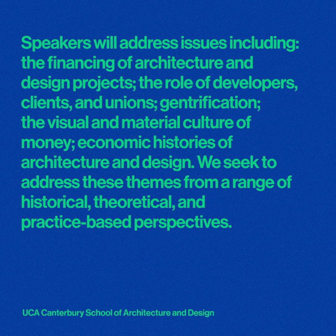 This week’s #multistory talk will be given by @TMOWilkinson. Non-Productive Expenditure is part of our Money series of evening talks @cantarch put together by @cat_rossi and myself. In person and online (DM for link) Thursday 29th at 5.30pm.