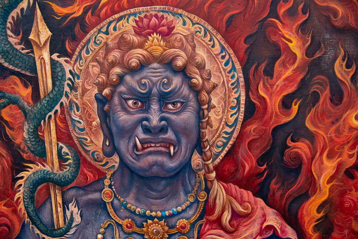 白日展搬入まであと13日!2週間を切る。 去年出品作の「不動明王」M100