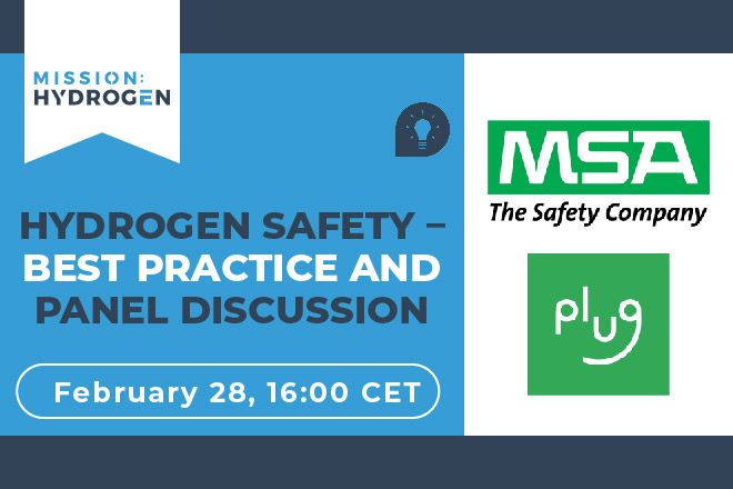 💡 "#Hydrogen Safety – Best Practice " - Join our FREE #WEBINAR with <a href="/MSAsafety/">MSA</a> and <a href="/PlugPowerInc/">Plug Power Inc.</a> on February 28: mission-hydrogen.com
#missionhydrogen #h2 #cleantech #greentech #energytransition #sustainability