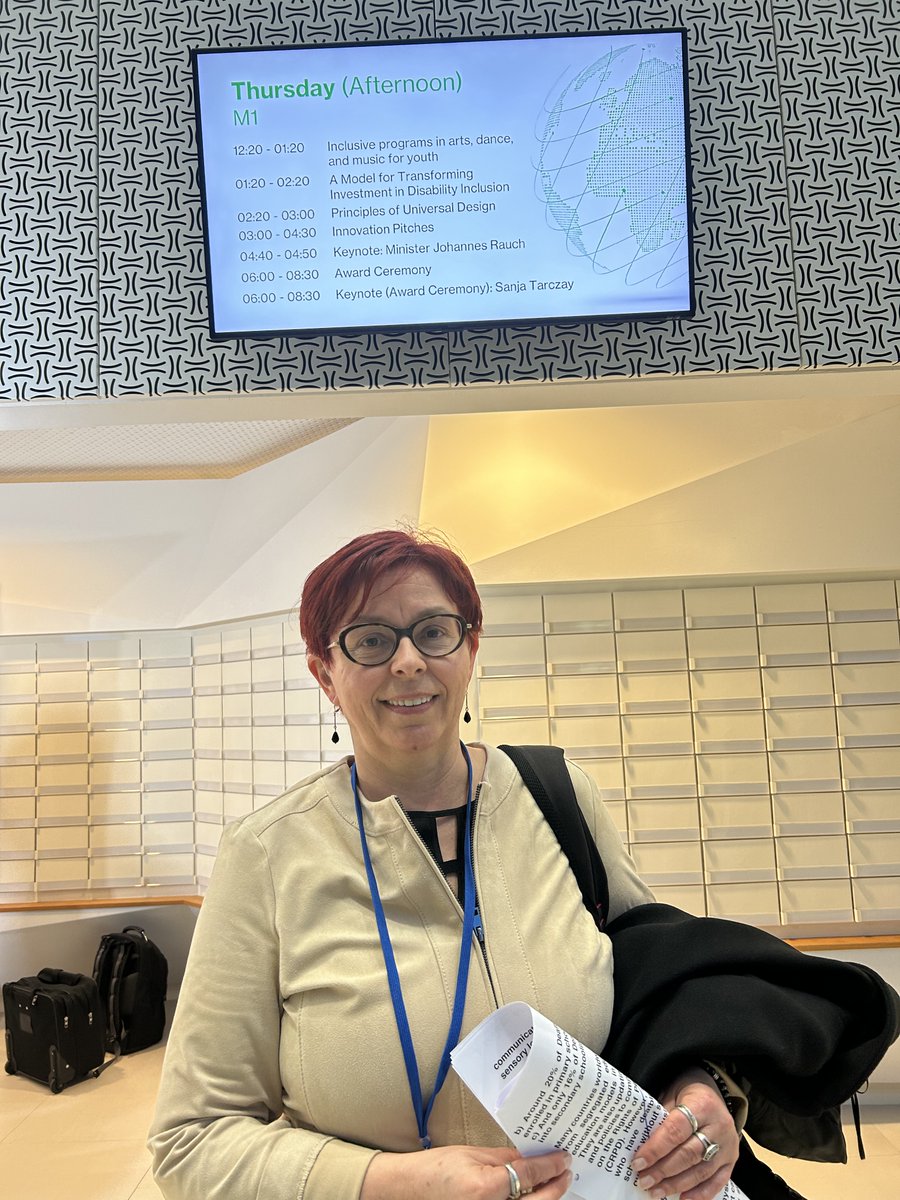 WFDeafBlind's tweet image. Last week, our President gave a keynote speech at the 2024 Zero Project Award for Inclusive Education &amp;amp; #ICT by @ZeroProjectorg at UN Headquarters in Vienna, Austria. This was a great opportunity to advocate for the right to education for children with #deafblindness
#ZeroCon24