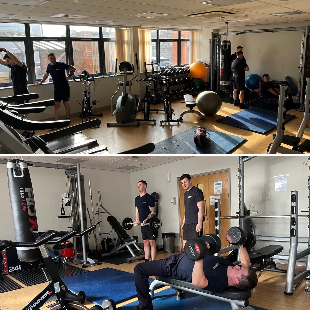 Free 24/7 Gym memberships and access to your own Physical Training Instructors available. 

When you become an on-call firefighter! 

All our stations have gym facilities and qualified PTI’s to help keep you fit for the kit. #TeamStapleford starting Sunday with a circuit. 💪