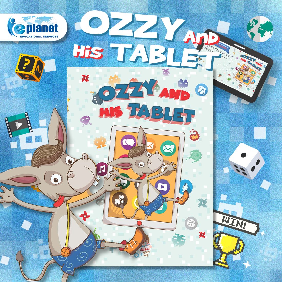 EplanetEdu's tweet photo. 𝐒𝐭𝐨𝐫𝐲 𝐛𝐨𝐨𝐤 𝐰𝐢𝐭𝐡 𝐟𝐥𝐚𝐬𝐡𝐜𝐚𝐫𝐝𝐬
Ozzy loves his new friend, Tablet, but he spends too much time with it. An educational story about the dangers of computer addiction and the value of family and friends. https://t.co/su84FopbGF