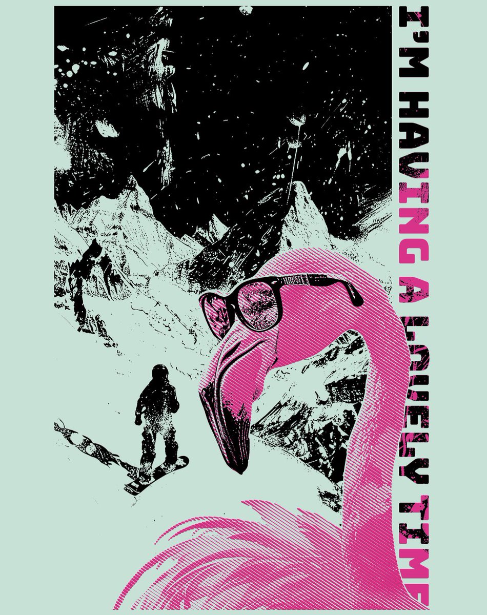 TwentyPegs's tweet photo. GM frens! Had my best snowboarding day of the season so far yesterday, and then did some grafting on a fun Tshirt design. Researching for a long-term project, so doing sprint designs to keep active. https://t.co/txlcpACVbx
