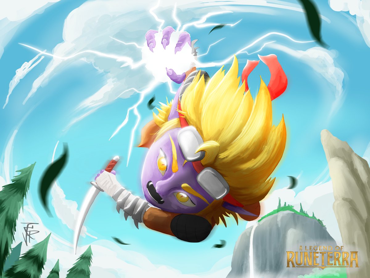 IanRillon's tweet photo. Yoru, the Naive. My d&amp;d character in our Runeterra 5e homebrew campaign. He's a Yordle Ninja/Monk.

Note: This is not an official character from League of Legends, Arcane, or any Riot game. This is a d&amp;d homebrew character.

#runeterra #LeagueOfLegendsFanArt #dungeonsanddragons https://t.co/M2SfH5gONV