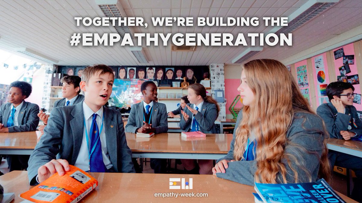 Today marks the start of #EmpathyWeek – an annual festival of films, events, and classroom resources that develops the skill of empathy in students aged 5-18. It’s FREE for all schools 🚀

Join the mission to build the #EmpathyGeneration by taking part at:
empathy-week.com
