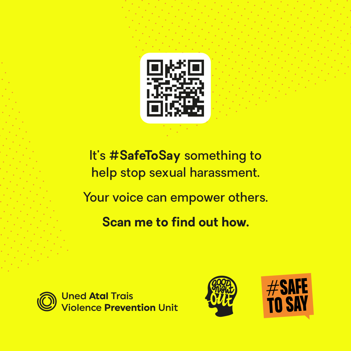 CalanDVS's tweet photo. Ever seen or heard something out of order happen at the pub or club? Your voice can empower others to say something, too.. Read how here https://t.co/YWmuCCVyGH  

It’s #SafeToSay something to help stop sexual harassment. https://t.co/Q18y5STSdi