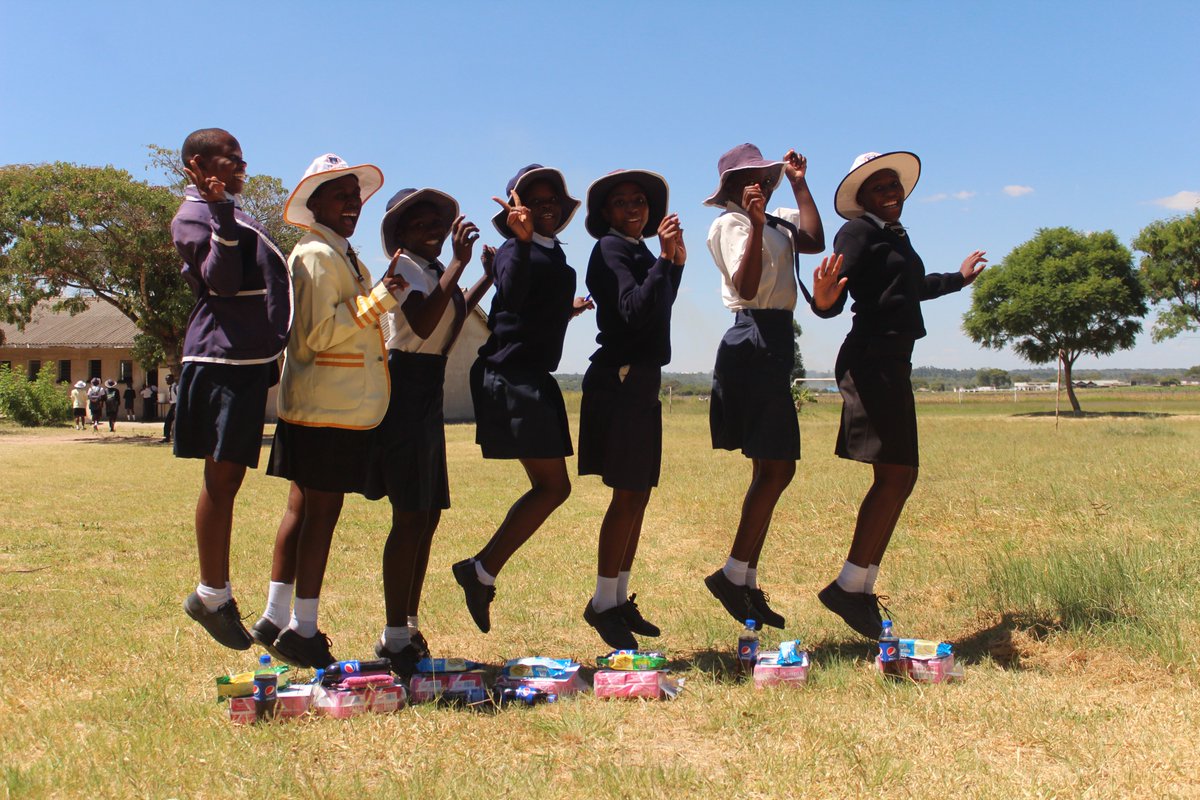 Empowering the young women of Seke Mhuriimwe Secondary, GWEN’s initiative on February 22 provided essential sanitary wear, supporting their health and education. #SanitarySupport #empowerment #girlsrights