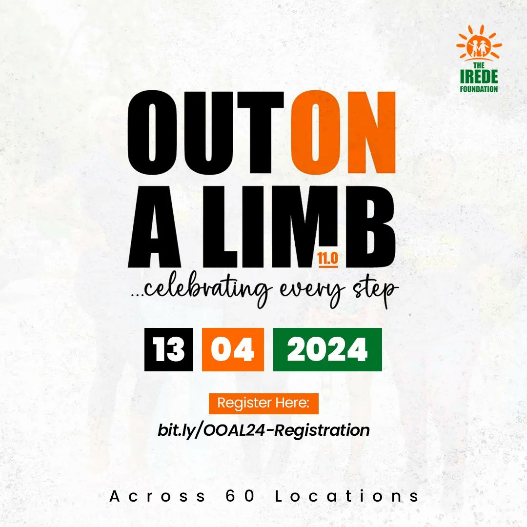theirede's tweet photo. Embrace your potential and radiate brilliance, for those in need.

Inspire child amputees, and amputees in general, by coming out to walk with us!
Date: 13th of April, 2024.

Register to walk with us today: https://t.co/z3Y7b1eltr 

#tifoutonalimb #theiredefoundation #Disability https://t.co/dtwzTZETwe