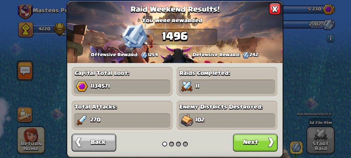 Damian29716721's tweet photo. GG!
#ClashOfClans #ClashOn #Clan #RaidWeekend https://t.co/7OmEEi9xVO
