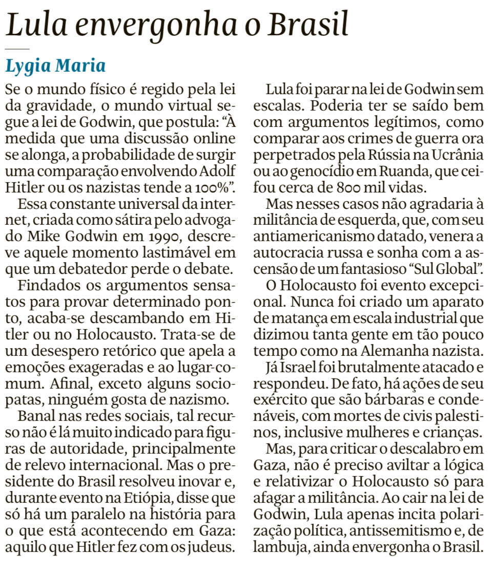 ⁦<a href="/lygia_maria/">lygia maria</a>⁩ direta ao ponto!