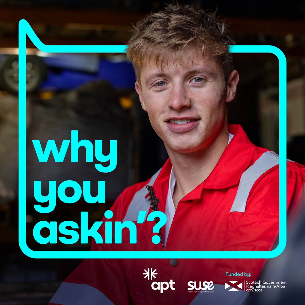 Why you askin’? 
Because talking about disability helps to create a workplace that works for everyone.

The more meaningful information employers have, the more they can support you.

#DisabilityDisclosure #WhyYouAskin’