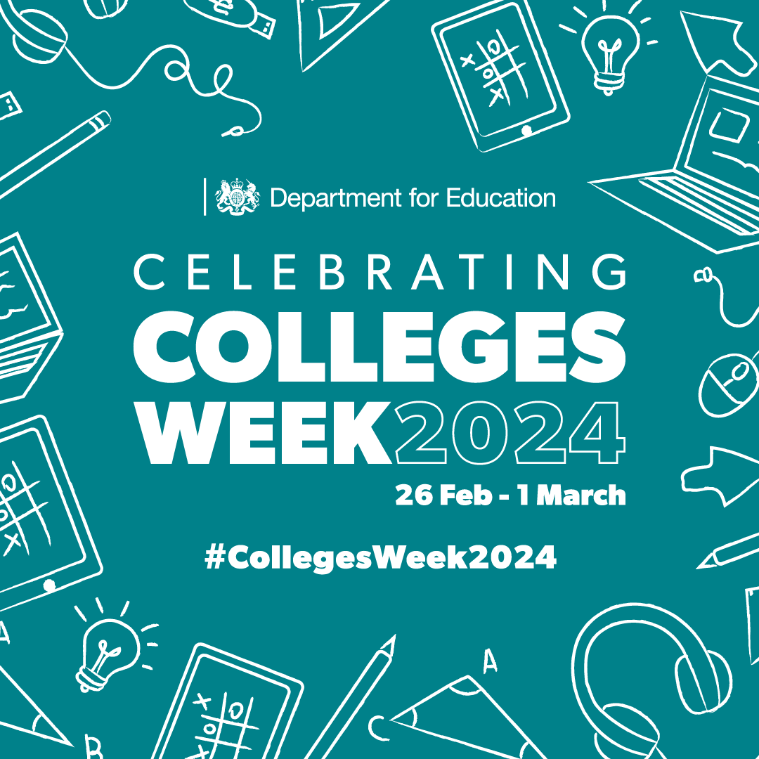 This week we're celebrating Colleges Week! 🎉Colleges across the country offer people of all ages brilliant opportunities to gain valuable skills. 

Find out what's on offer near you 👇 
nationalcareers.service.gov.uk/find-a-course
#CollegesWeek2024 #LoveOurColleges