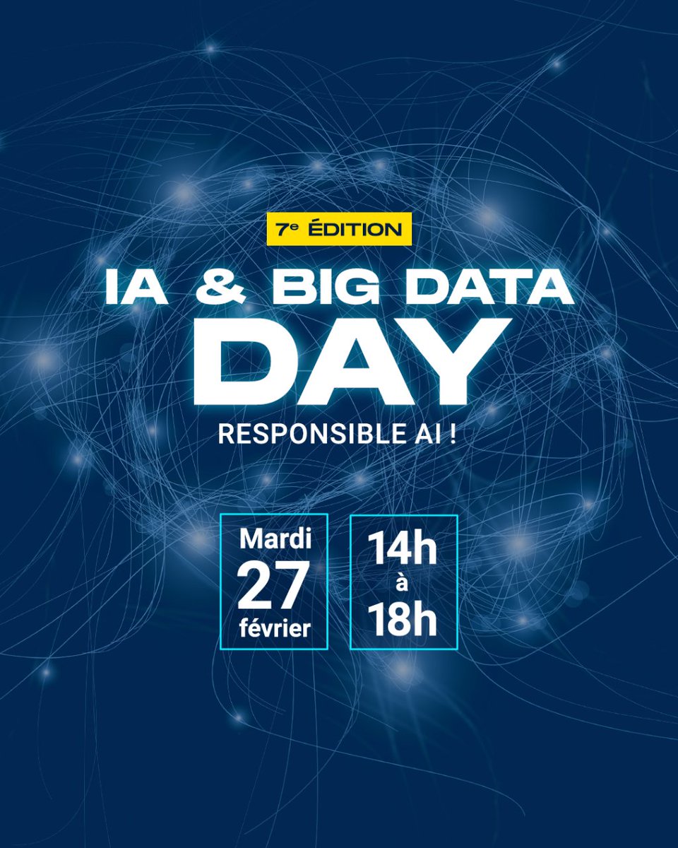 IABD DAY  Rendez-vous le 27 février pour la 7e édition de l'IABD Day, placée sous le thème du 'responsible AI'. Venez assister aux conférences animées par nos entreprises partenaires (et nos alumnis) durant cette journée spéciale. #ESGI #esgisquad #day #AI #BigData #évènement