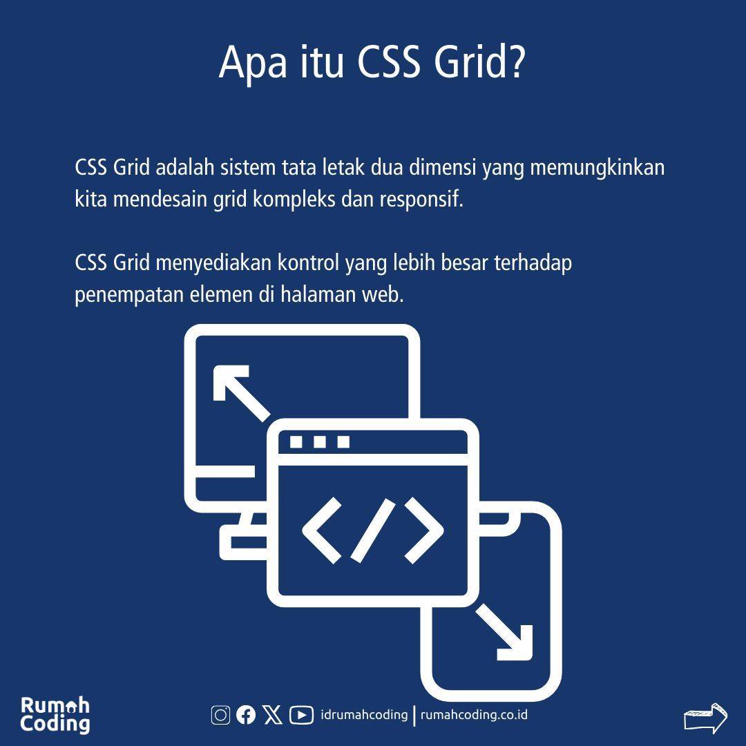 idrumahcoding's tweet image. Dengan CSS Responsive Grid, desain responsif tidak pernah semudah ini. Gunakan fitur-fitur canggih ini untuk membuat halaman web yang dapat menyesuaikan diri dengan berbagai ukuran perangkat 

#ResponsiveGrid #WebDesignMagic #webdesign #csstrik #css #html #web