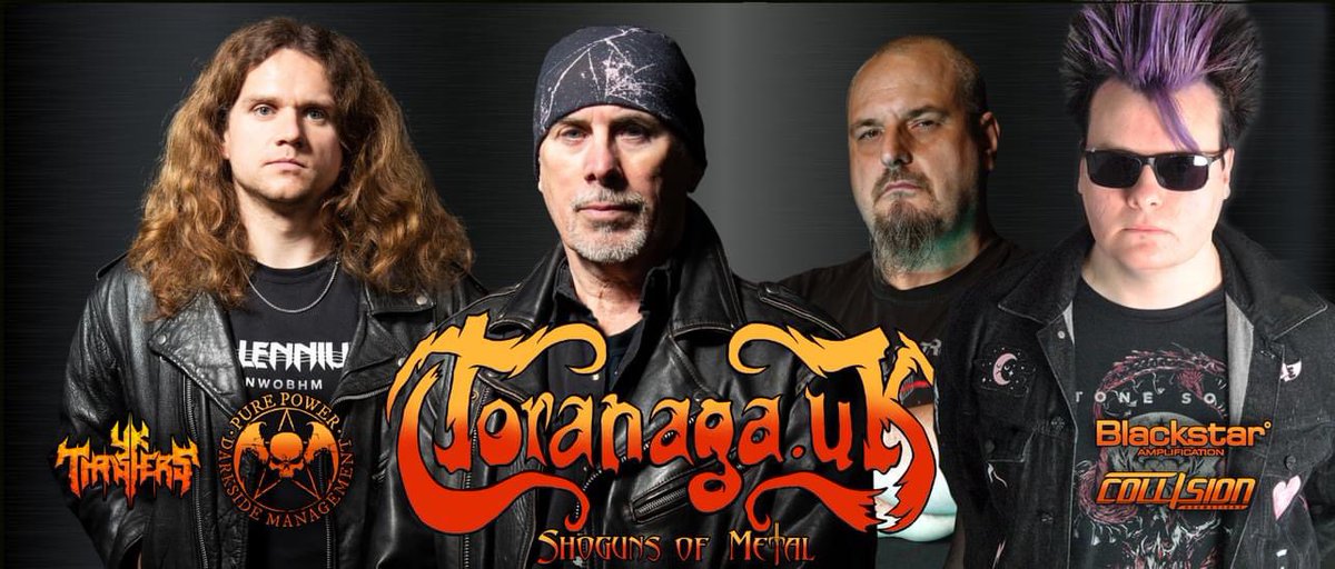 Toranaga UK - the Shoguns of UK Metal!
The band has returned with a strong new line-up and is steered by iconic vocalist Mark Duffy. 
He is joined by guitarist Liam Mulpetre, bassist Mike Todd and drummer Toby 'The Wall' Wallace - musicians with fine pedigrees in the metal scene.