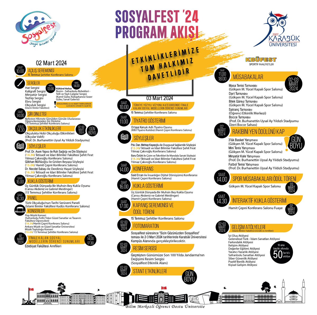 hslmz's tweet image. #sosyalfest #karabüküniversitesi #kbu #kbü