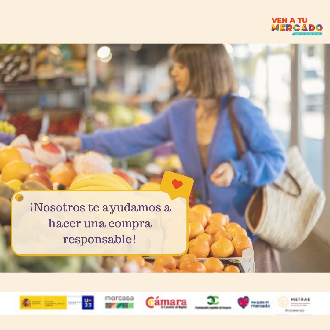 ¡Nosotros te ayudamos a hacer una compra responsable!

🗒️ Personaliza tu lista de la compra en función a las necesidades de tu hogar.
💰 Establece un presupuesto.
🥩Incluye productos frescos, de temporada y otros que resulten imprescindibles en tu cocina.

#Venatumercado