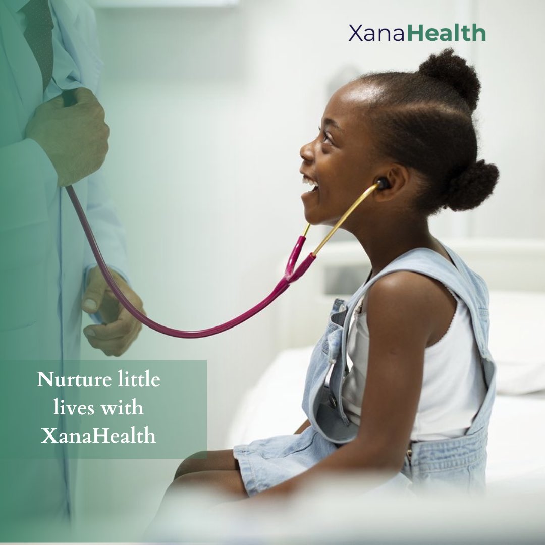 Our pediatric-friendly platform is designed with your little ones in mind, ensuring seamless healthcare experiences.🧡👶 #ChildhoodWellness #XanaHealthCares #Rwandahealth #African