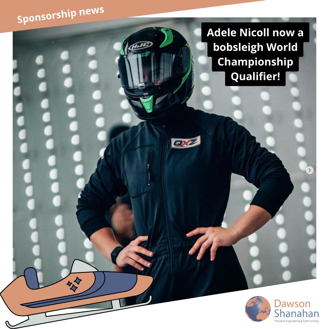 DawsonShanahan's tweet photo. @adelenicoll, has qualified for the Bobsleigh World Championships! 🛷

Her performance at the weekend saw her achieve World No. 9 and UK No. 1! The final races will take place later this week - we're all behind you Adele!

#adelenicoll #bobsleigh #britishbobsleigh #prideofwales https://t.co/cApdbpCNUX