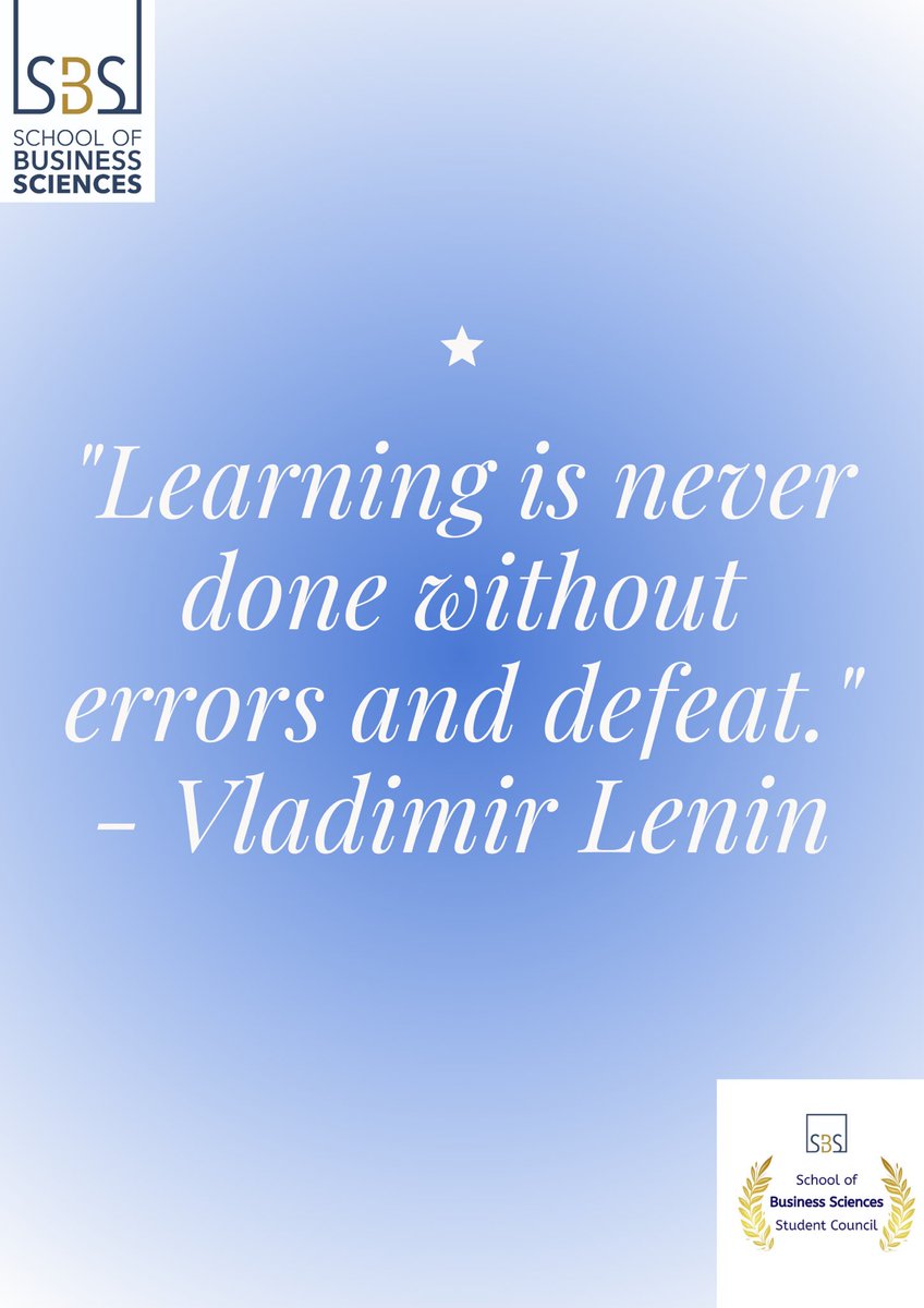 Hey SBS students, here's an ounce of motivation to fuel your week ahead! Let's crush it together! 🌟