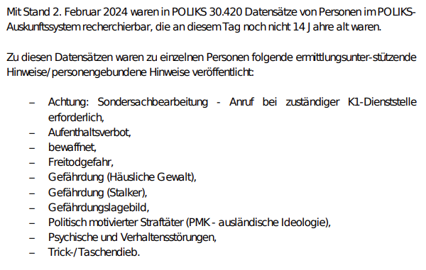 matthimon's tweet photo. Das "Polizeiliche Landessystem für Information, Kommunikation und Sachbearbeitung" (#POLIKS) ist in #Berlin auf 18.250 Arbeitsplätzen nutzbar (als #POLIKSApps auf 6.697 Smartphones und Tablets).
Es enthält 30.420 Datensätze von Personen unter 14 Jahren.
https://t.co/7RR6oQ5MBa https://t.co/2rTEuCncdO