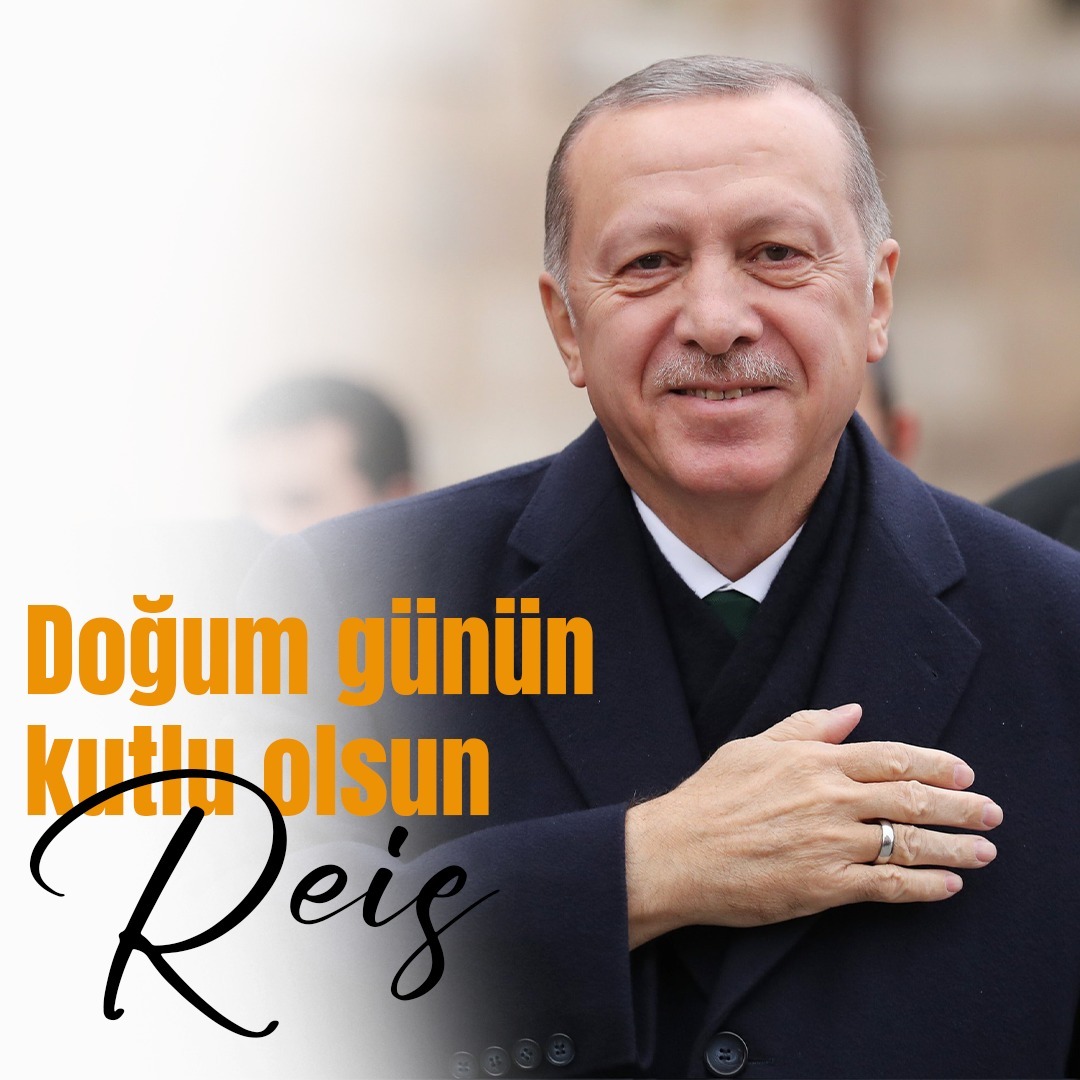 Milletine adanmış bir ömür... 
Bugün bölgesinde güçlü, dünyada söz sahibi bir Türkiye varsa arkasında Recep Tayyip Erdoğan var... Sağlıkla, nice yıllara...

#CumhurunReisi70yaşında